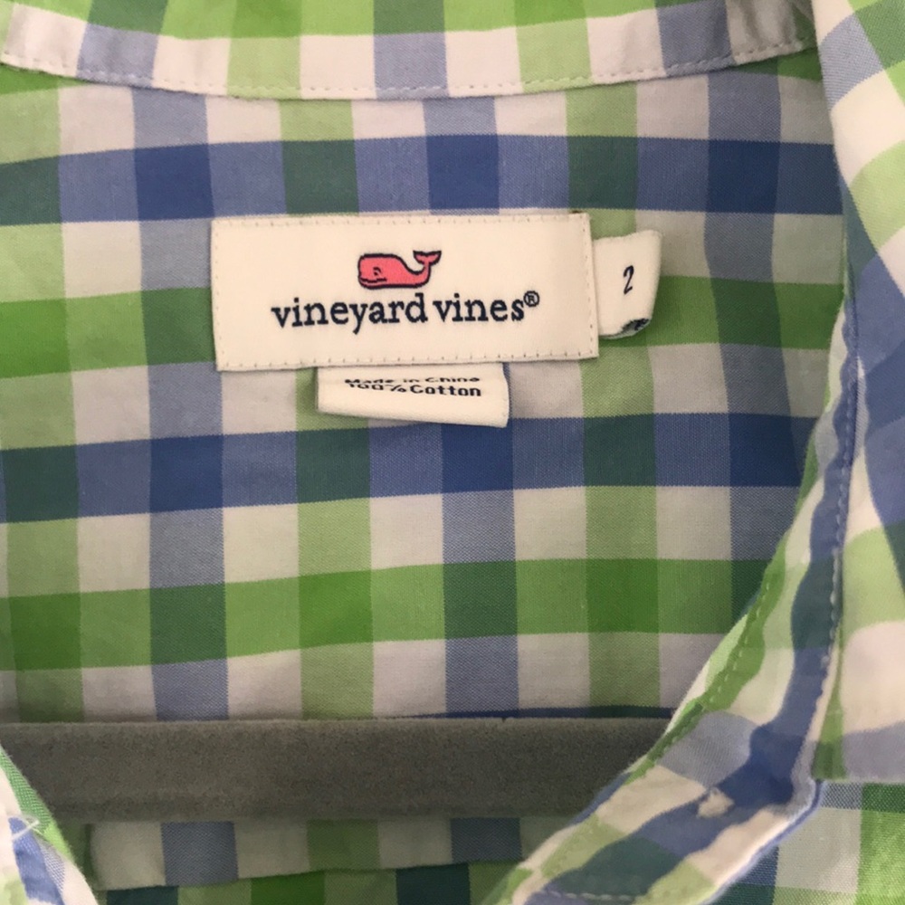 Vineyard Vines Checkered Button Down 2 - image 3